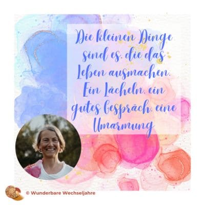 Ein Spruch zum Thema Dankbarkeit und ein Bild von mir