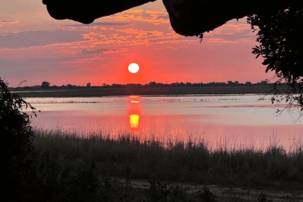 Sonnenuntergang am Chobe River